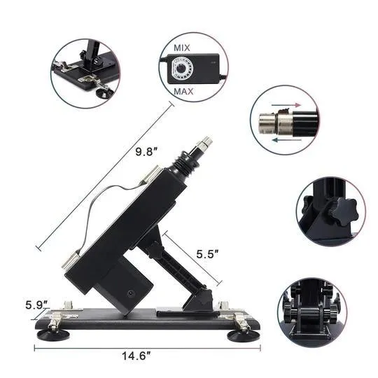 Sex Machine Love Machine with 5 Attachments