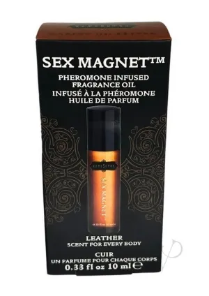Sex Magnet Leather Pheromone Roll On