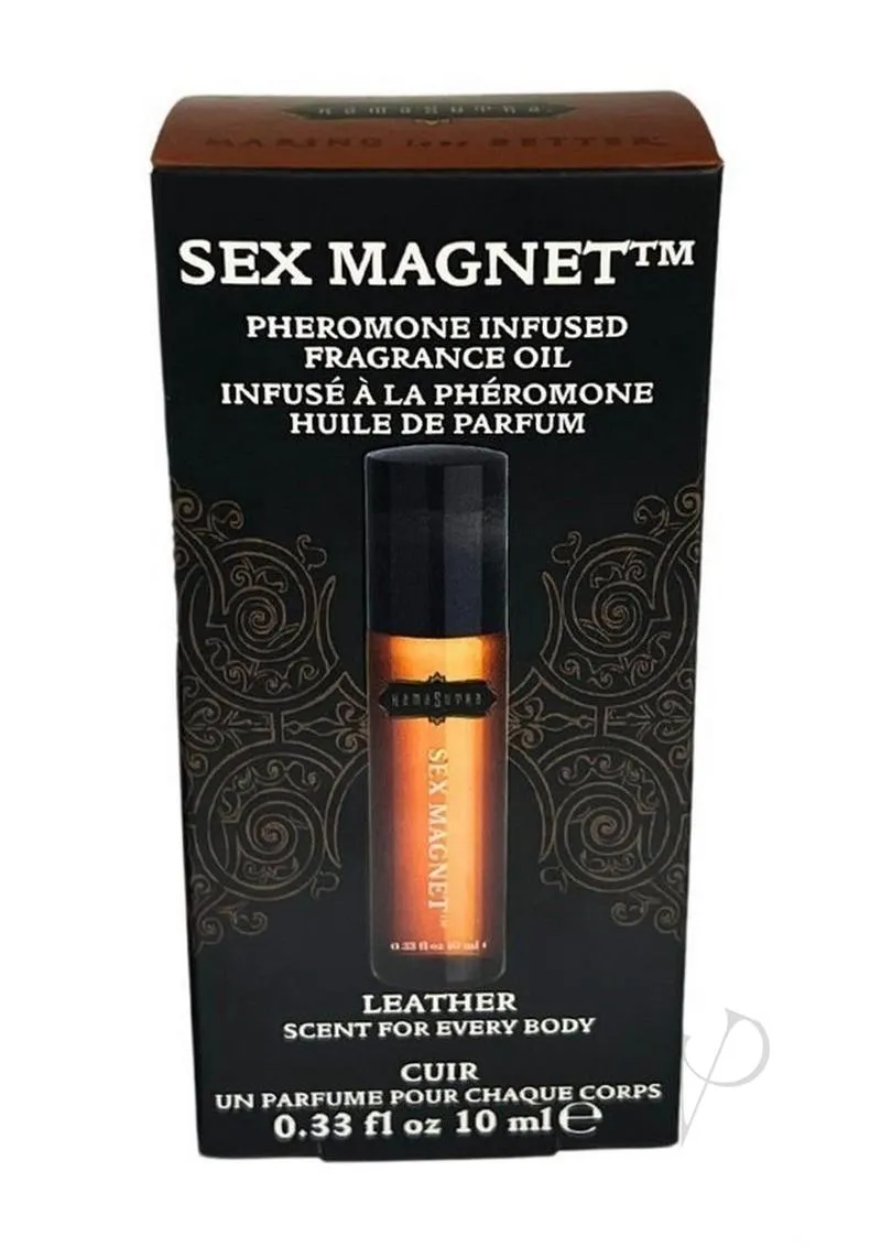 Sex Magnet Leather Pheromone Roll On