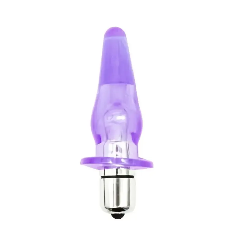 Silicone Anal Vibrator G-Spot Vaginal Vibrator Butt Plug Prostate Massage