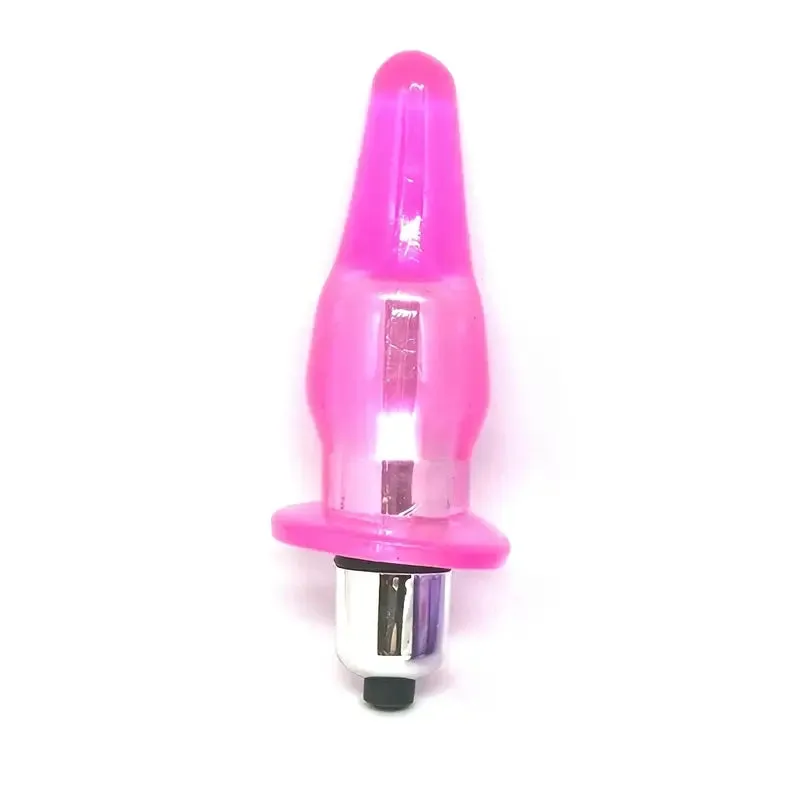 Silicone Anal Vibrator G-Spot Vaginal Vibrator Butt Plug Prostate Massage