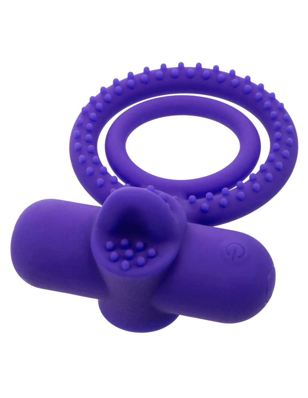 Silicone Rechargeable Dual Climaxer Vibrating Ring