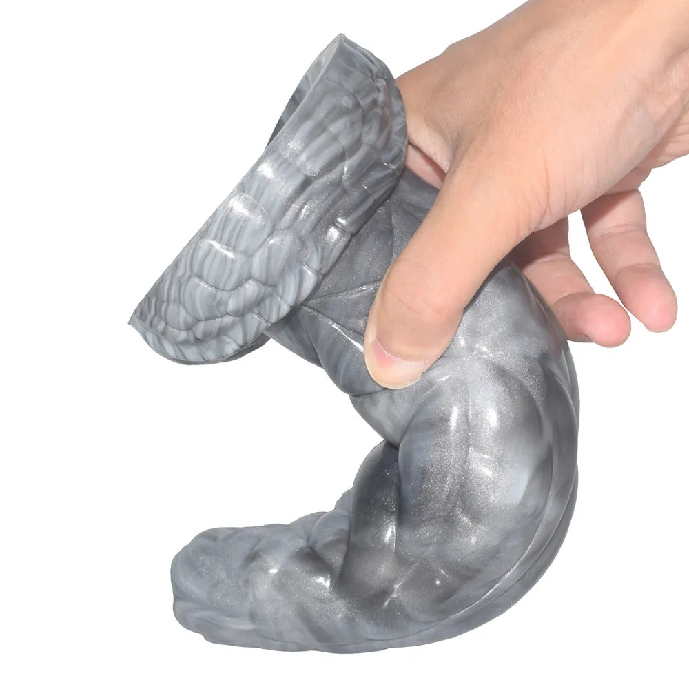 Silver Dildo Simulation Toy