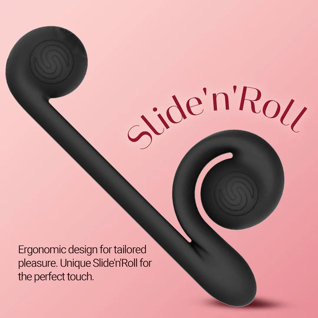 Snail Vibe Dual-Motor Thrusting Vibrator (Pink)