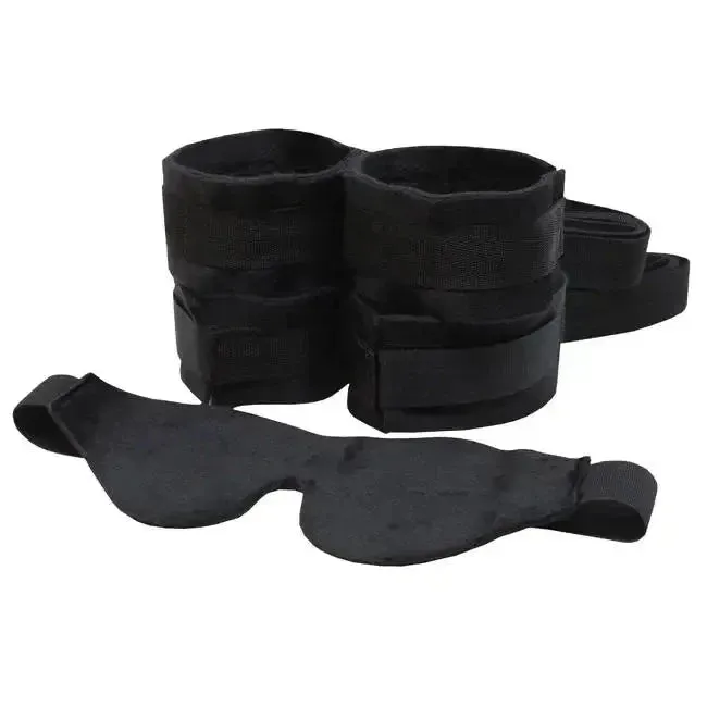 Sportsheets Black Bondage Sex Kit for Bdsm Couples