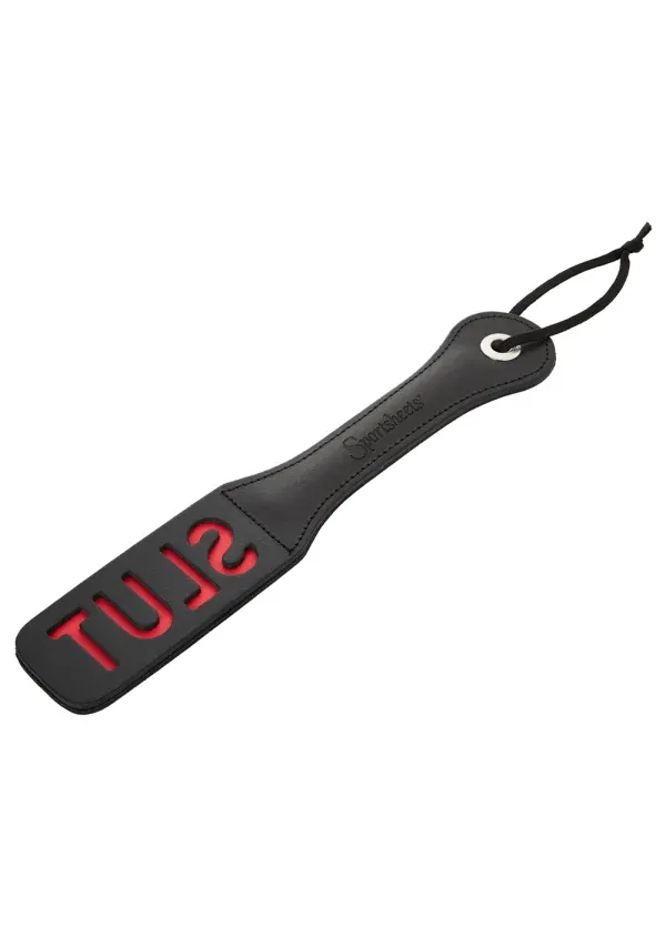 Sportsheets Leather Slut Paddle