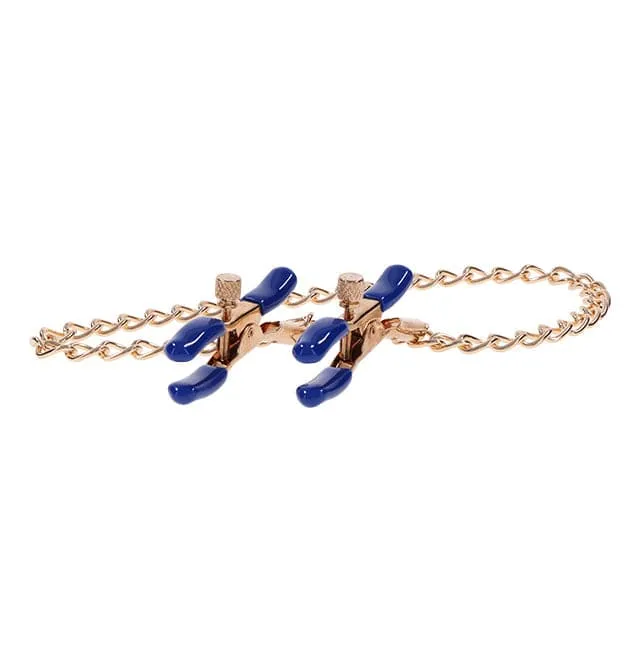 Sportsheets Sex & Mischief Cougar Chained Nipple Clamps