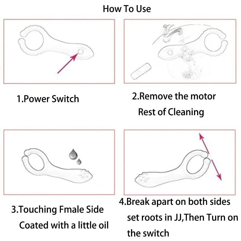 Spot Clitoris Stimulator Dildo Anal With Butt Plug Vibrator