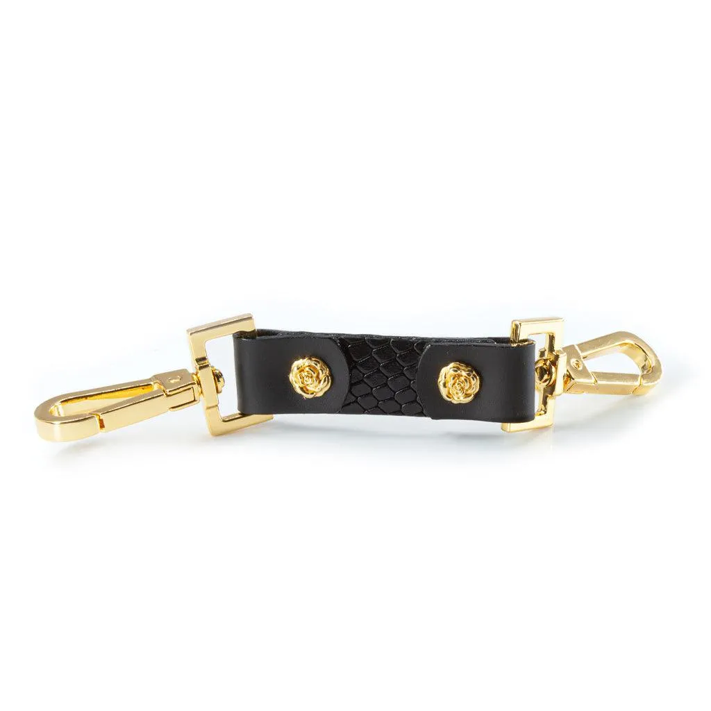 Stockroom X Melanie Rose Restraint Clip. Black Exotic