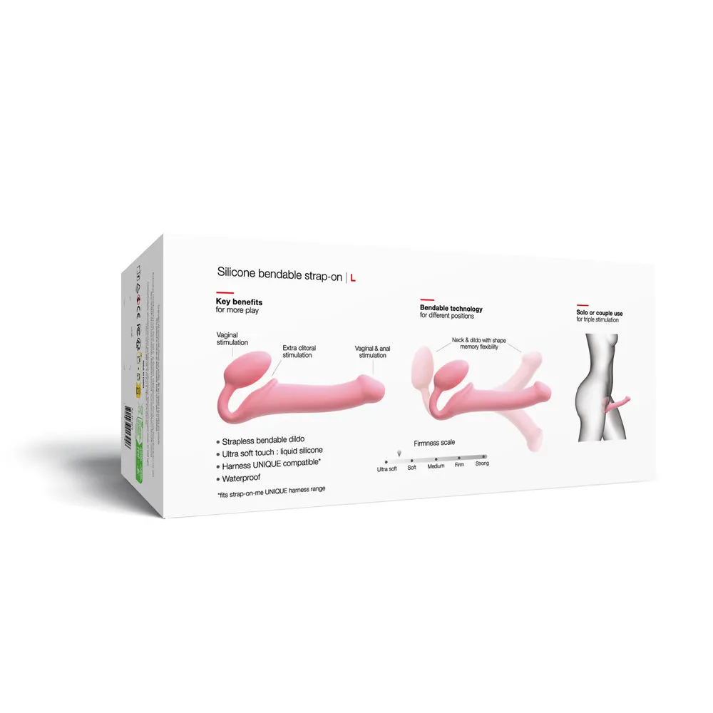 Strap-On-Me Semi-Realistic Bendable Strap-On L Pink