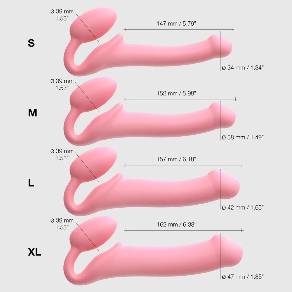 Strap-On-Me Semi-Realistic Bendable Strap-On L Pink