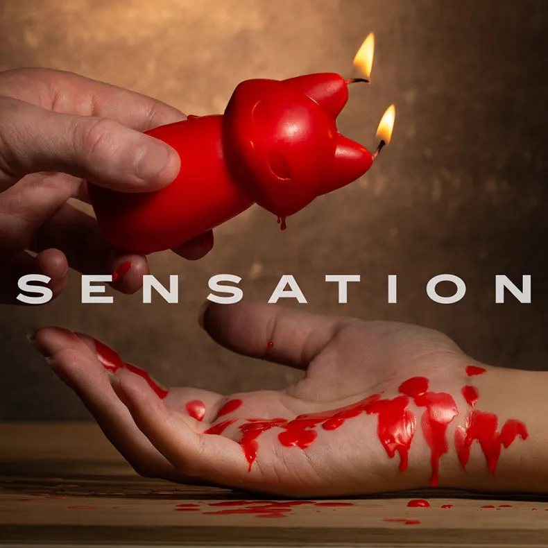 Temptasia Fox Drip Candle in Red