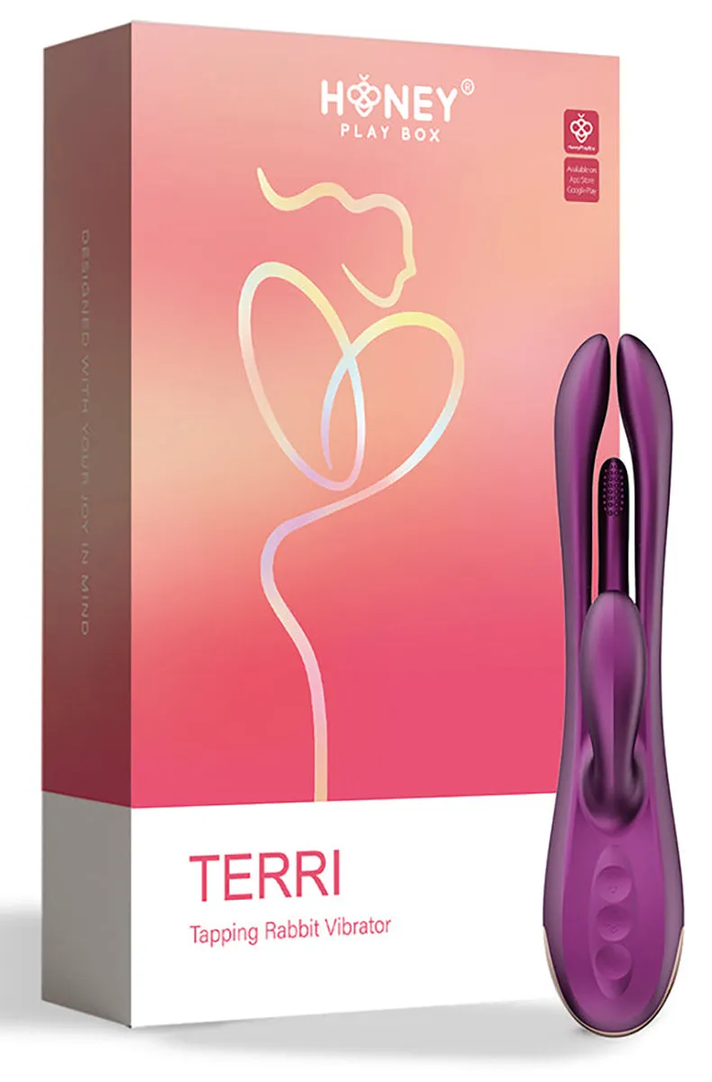Terri App-Controlled Kinky Finger Tapping Rabbit Vibrator