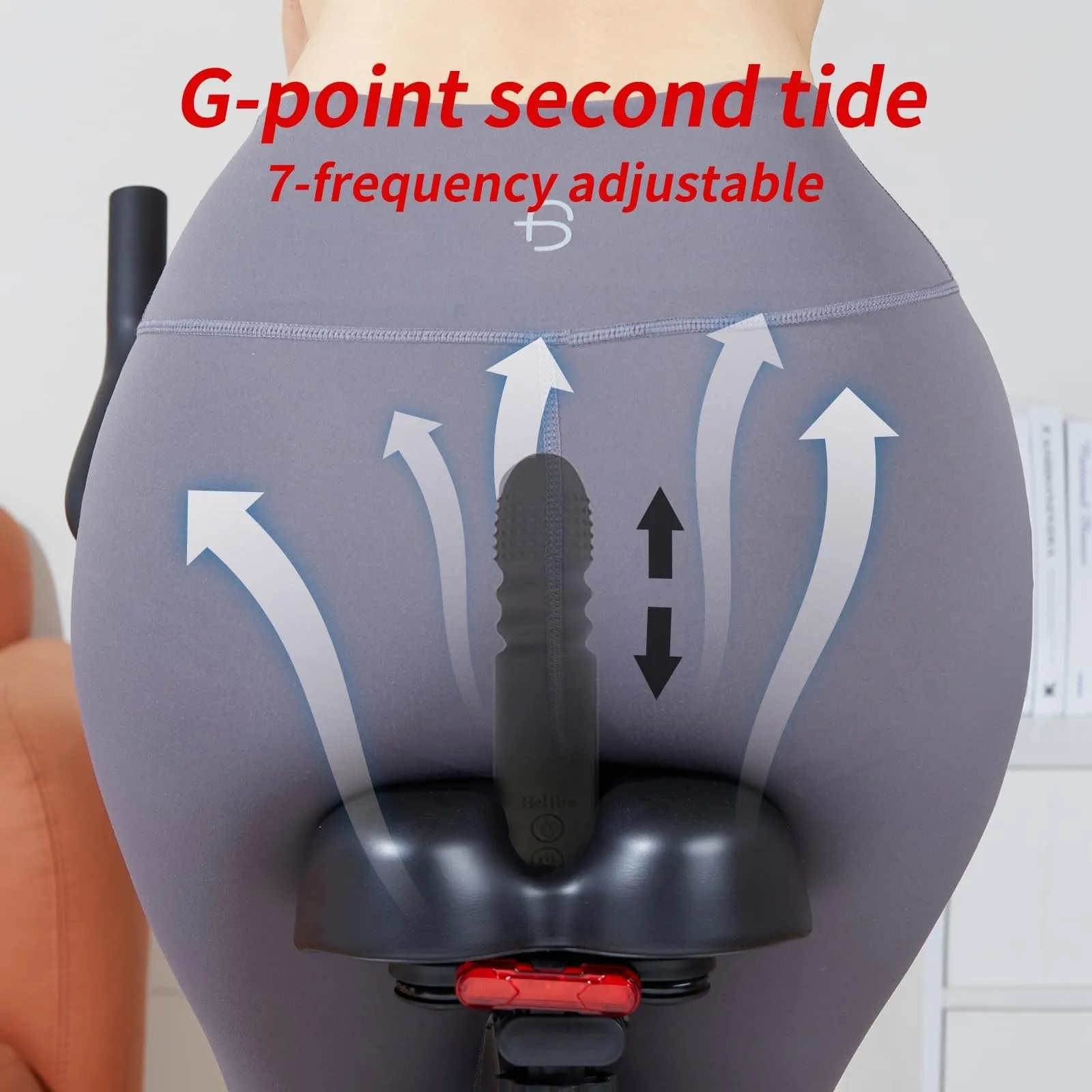 Thrusting Dildo Bike Sex Machine - Remote Control Saddle Vibrator for Women Wild Pleasure