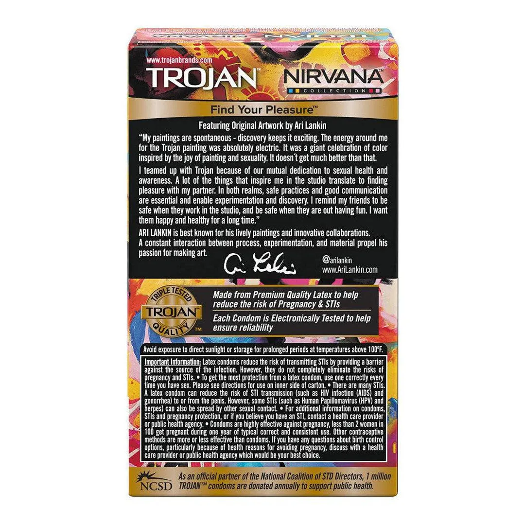 Trojan Nirvana Collection Condom Variety Pack