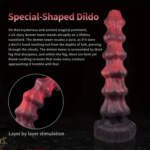 Ultra-soft Liquid Silicone Dildo Large Girth Silicone Anal Plug For G-spot