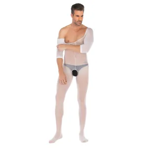 Underwear Long Sleeve Open No Take Off Jumpsuit