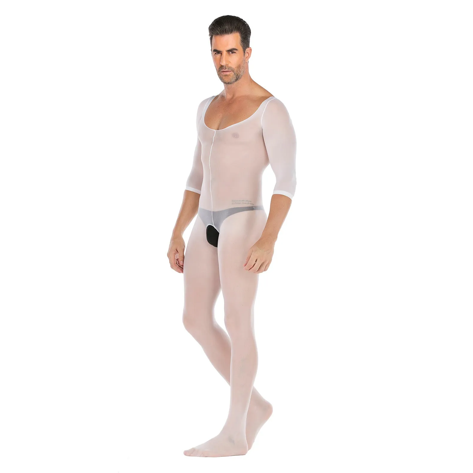 Underwear Long Sleeve Open No Take Off Jumpsuit