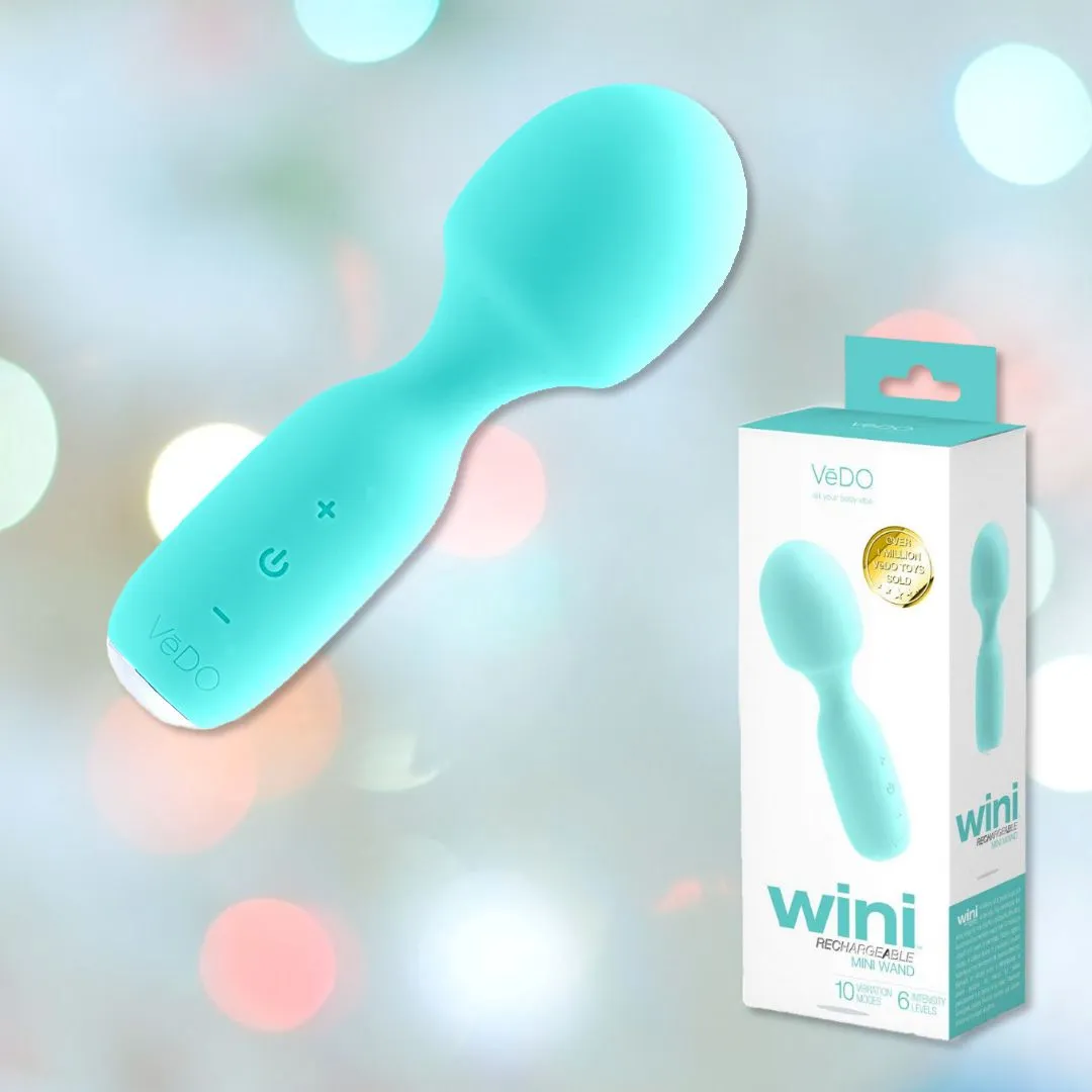 VeDO WINI Mini Vibrator Wand - Turquoise
