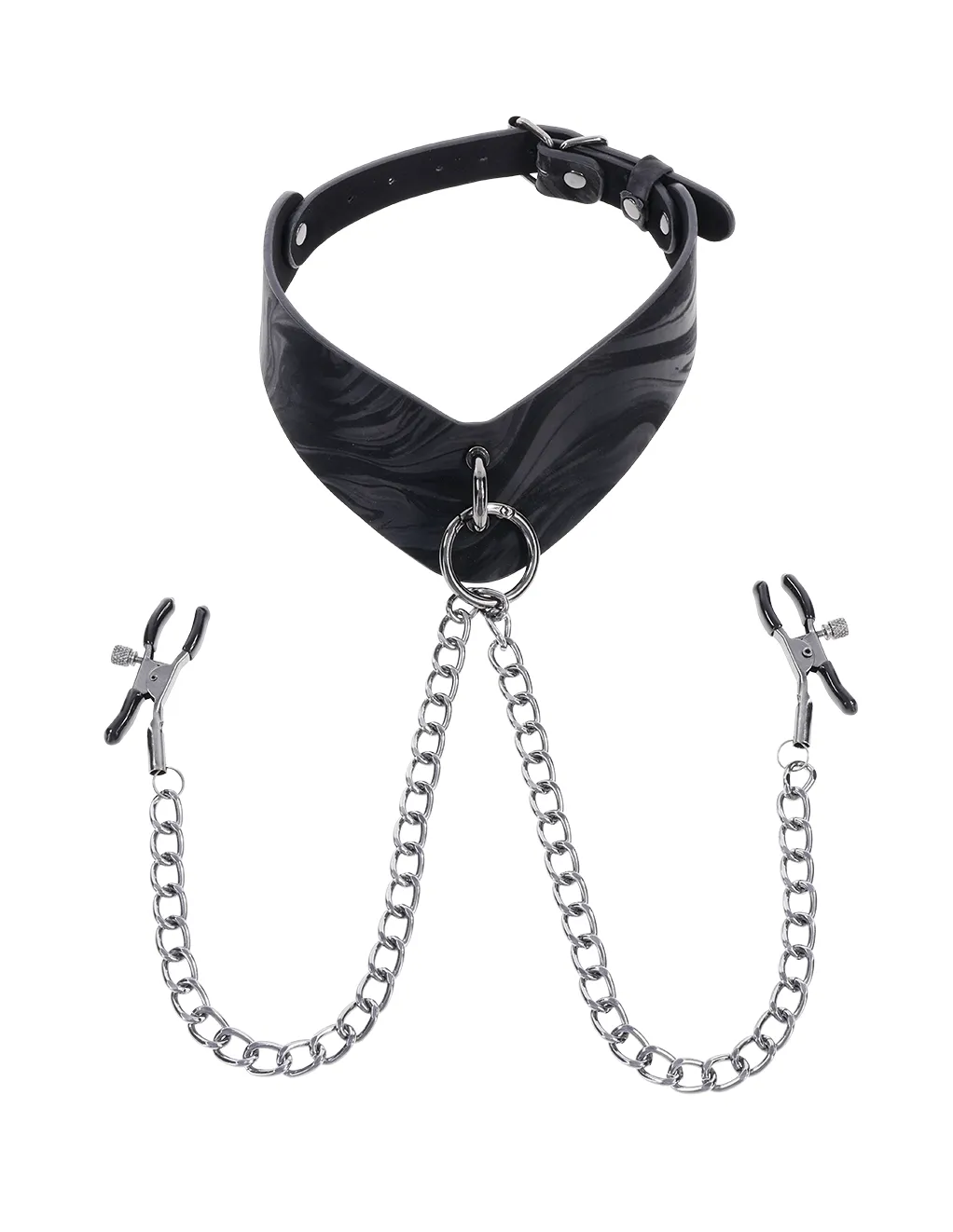 Velvet Noir Collar & Removable Clamps