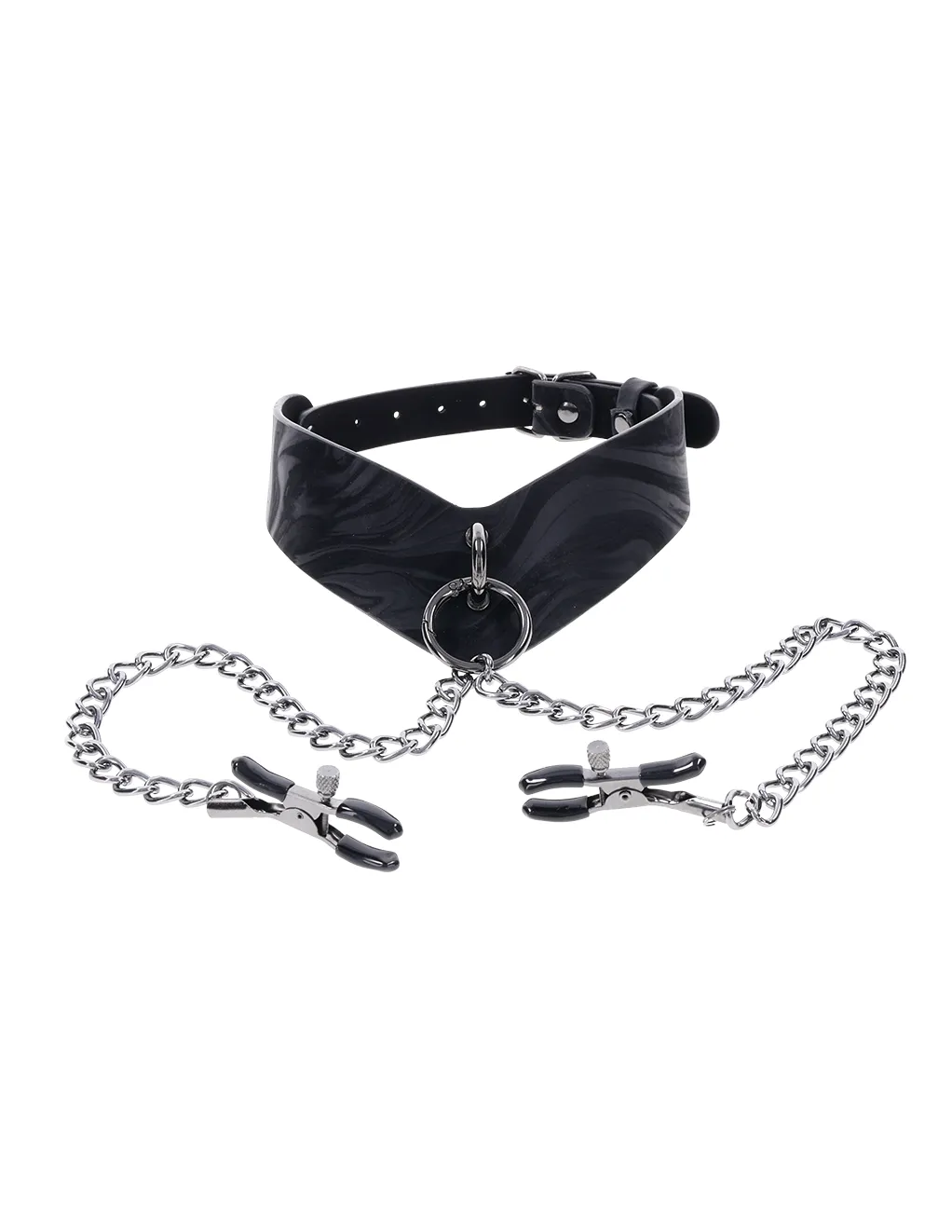 Velvet Noir Collar & Removable Clamps