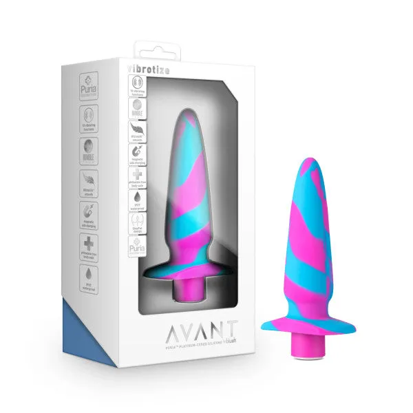 Vibrotize 10 Function Vibrating Silicone Butt Plug