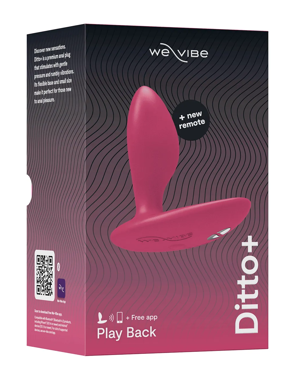 We-Vibe Ditto  Bluetooth Anal Plug
