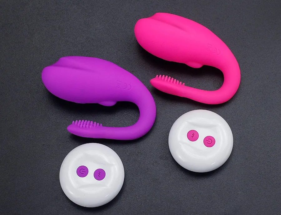 Wireless  Double Vibrators Sex Toy For Woman