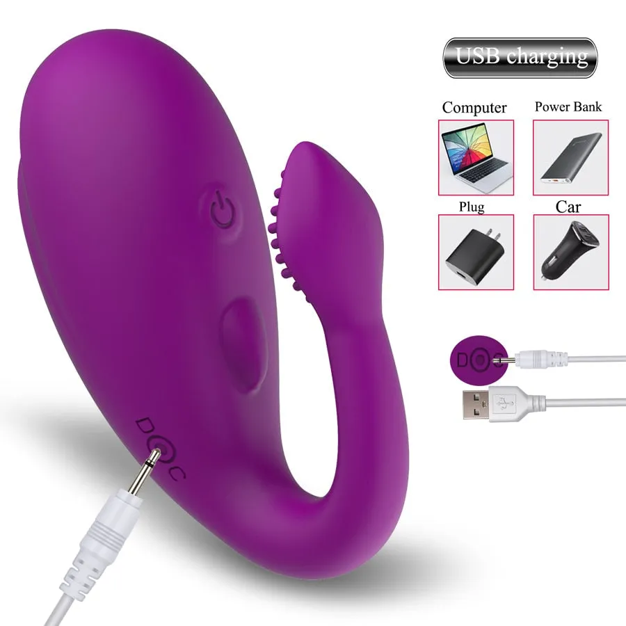 Wireless  Double Vibrators Sex Toy For Woman