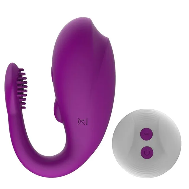 Wireless  Double Vibrators Sex Toy For Woman