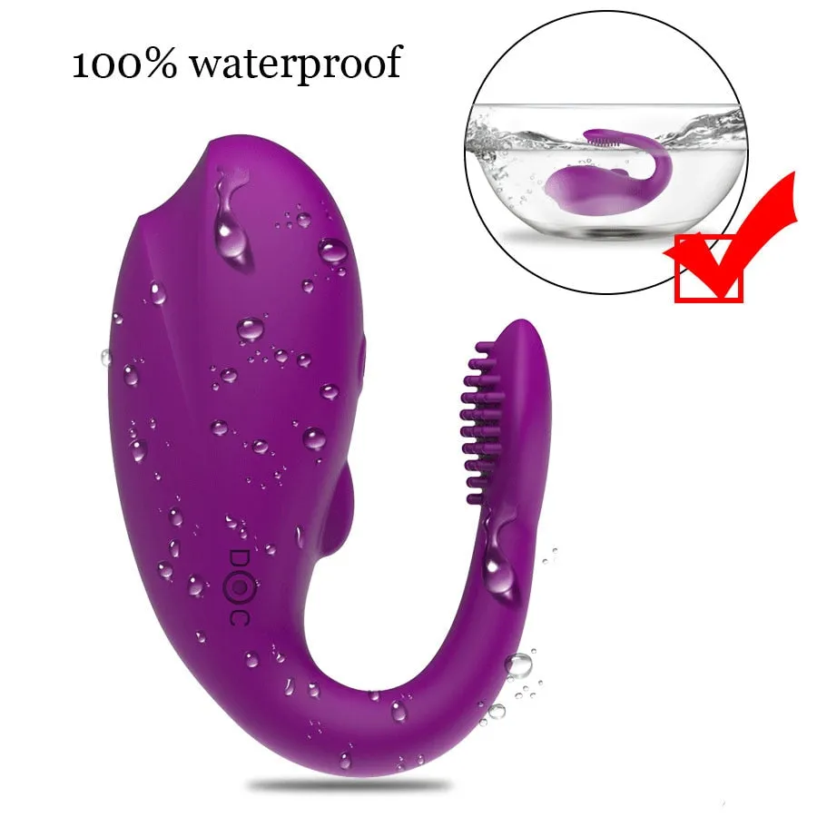Wireless  Double Vibrators Sex Toy For Woman