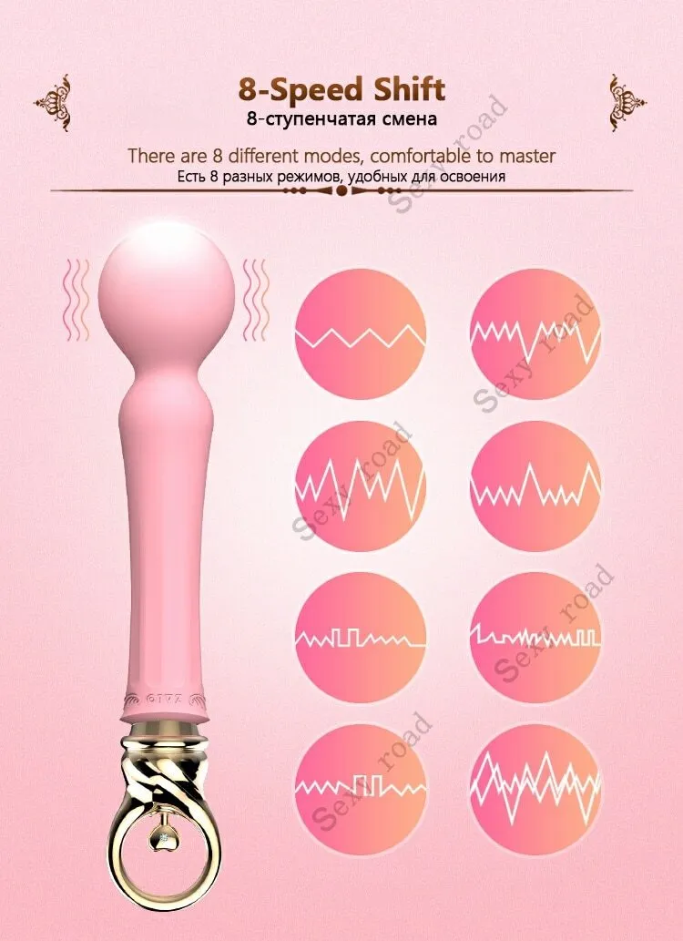 ZALO Courage Silicone G-spot Vibrator Couple Sexual Pleasure Heating Massager Wand Clitoris Stimulator