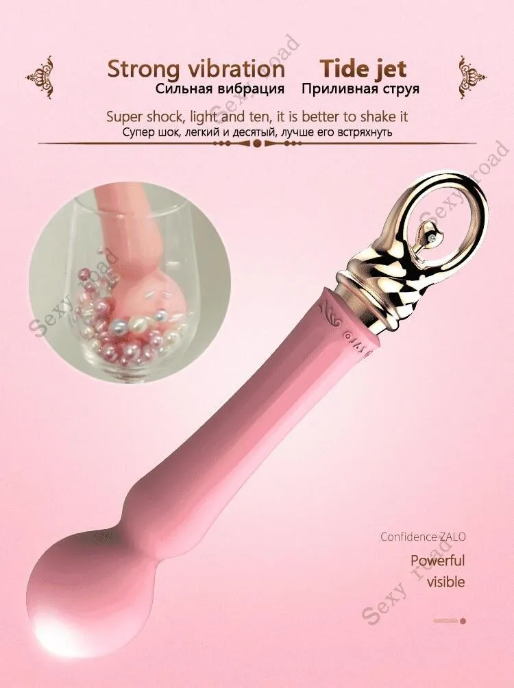 ZALO Courage Silicone G-spot Vibrator Couple Sexual Pleasure Heating Massager Wand Clitoris Stimulator