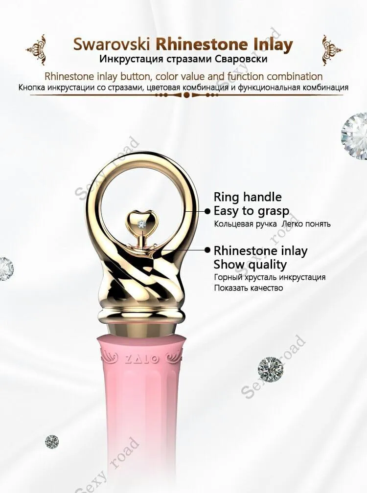 ZALO Courage Silicone G-spot Vibrator Couple Sexual Pleasure Heating Massager Wand Clitoris Stimulator