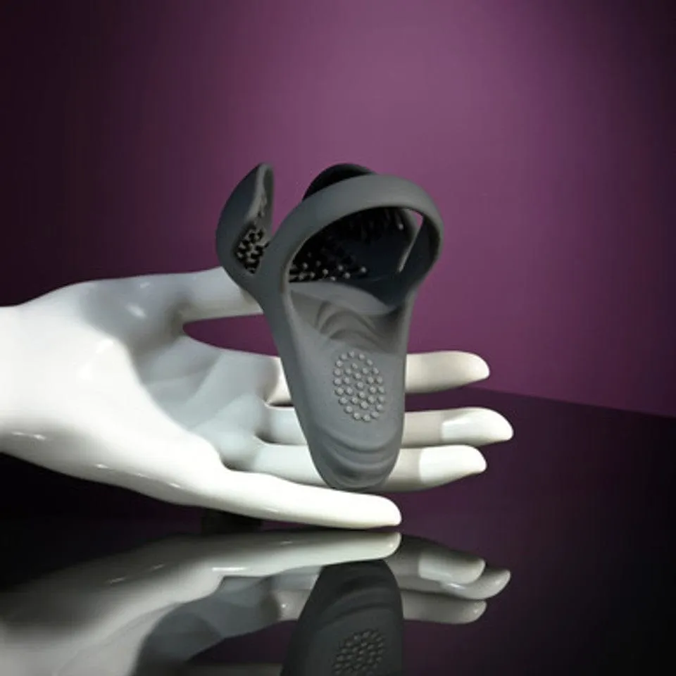 Zero Tolerance - Gender X Undercarriage Silicone Cock Ring (Gray)