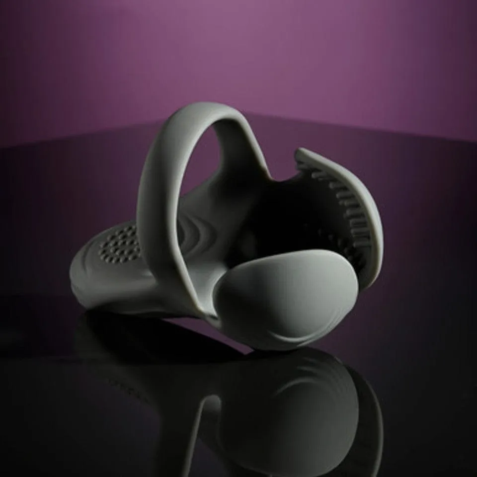 Zero Tolerance - Gender X Undercarriage Silicone Cock Ring (Gray)
